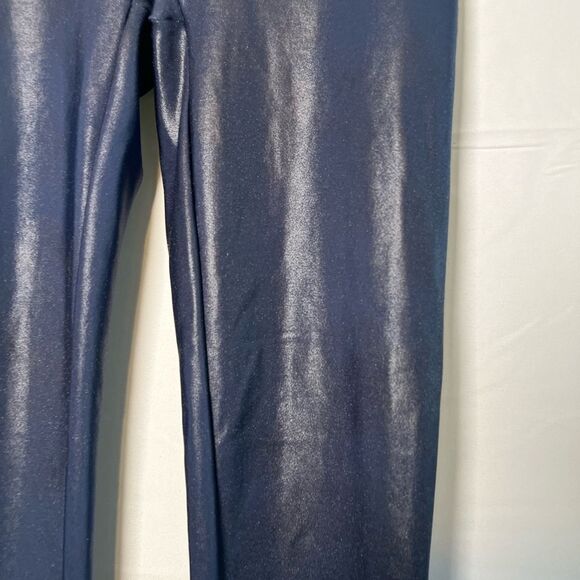 SPANX Spanxshape Shimmery Midnight Blue Leggings - Medium - Picture 2 of 9